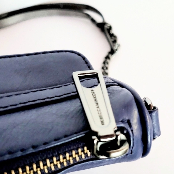 Rebecca Minkoff M.A.C. Crossbody Blue Gunmetal - Picture 3 of 11